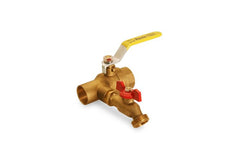 Everflow PS34CM RAVEN R1339 3/4" C x M Purge Station w/ 1/4 Turn Boiler Drain RAVEN# PS34CM | Midwest Supply Us