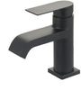 RAX-V11MB | Reuss Axio Single Handle Lav Faucet Curved Spout Matte Black | Everflow