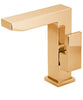 RAX-V14BG | Reuss Axio Single Handle Lav Faucet Side Handle Brushed Gold | Everflow