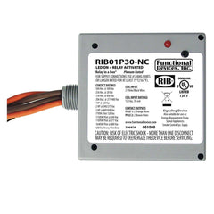 Functional Devices RIB01P30-NC Enclosed Relay 30Amp DPST 120Vac; normally closed | Midwest Supply Us
