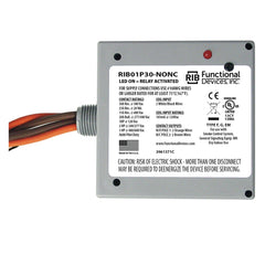 Functional Devices RIB01P30-NONC Enclosed Relay 30Amp DPST-NONC 120Vac | Midwest Supply Us