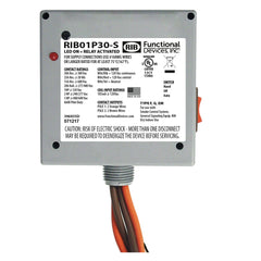 RIB RELAYS RIB01P30-S Enclosed Relay 30Amp DPST + Coil Side Override 120Vac1 | Midwest Supply Us