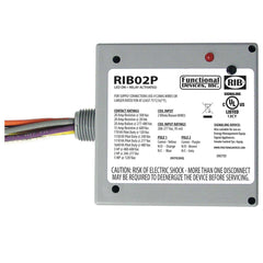 Functional Devices RIB02P Enclosed Relay 20Amp DPDT 208-277Vac | Midwest Supply Us
