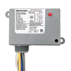 RIB RELAYS RIB2401B2G Enclosed Relay 20Amp Dual SPDT 24Vac/dc/120Vac Ganged | Midwest Supply Us