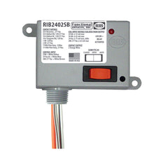 Functional Devices RIB2402SB Enclosed Relay 20Amp SPST-NO + Override 24Vac/dc/208-277Vac | Midwest Supply Us