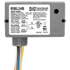 Functional Devices RIBL24B Enclosed Relay Latching 20Amp 24Vac/dc | Midwest Supply Us