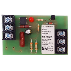 Functional Devices RIBMNU1C Panel Relay 2.75x1.70in 15Amp SPDT 10-30Vac/dc/120Vac | Midwest Supply Us