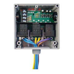 Functional Devices RIBT243B Enclosed Relay Hi/Low sep 20Amp 2 SPST + 1 SPDT 24Vac/dc | Midwest Supply Us