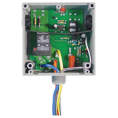 Functional Devices RIBTE01B Enclosed Relay Hi/Low sep 20Amp SPDT 120Vac pwr + 5-30Vac/dc control | Midwest Supply Us