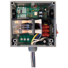 Functional Devices RIBTE01P-S Enclosed Relay 20Amp + Override DPDT 120Vac power +5-30Vac/dc control Hi/Low sep | Midwest Supply Us