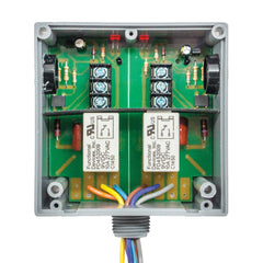 Functional Devices RIBTU2C Enclosed Relays Hi/Low sep 10Amp 2 SPDT 10-30Vac/dc/120Vac | Midwest Supply Us