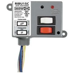 Functional Devices RIBU1SC EnclsdRelay10ampSPDT+override | Midwest Supply Us