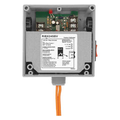 Functional Devices RIBX24SBV Enclosed Internal AC Sensor, Analog, + Relay 20Amp SPST + Override 24Vac/dc | Midwest Supply Us