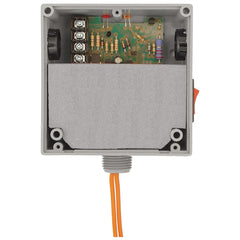 Functional Devices RIBXLSF Enclosed Internal AC Sensor Fixed +10Amp SPST 10-30Vac/dc Relay+ Override | Midwest Supply Us