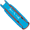 S118-30T | 3 PVC REPAIR COUPLING CL315 SPIGOTXSOC | (PG:31) Spears
