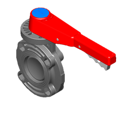 Spears 723301-030 3 PVC BUTTERFLY VALVE FKM LEVER HANDLE | Midwest Supply Us