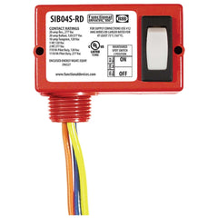 Functional Devices SIB04S-RD Enclosed Switch 20Amp maintained 2 position 3 wire Red Hsg | Midwest Supply Us