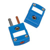 SMPW-T-M | SUB-MINI CONN W/WINDOW,BLUE | Omega