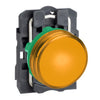 XB5AVG5 | Harmony Complete Pilot Light, 22mm, Orange, 110-120V AC 50/60 Hz, NEMA 4X, 13 | Schneider Electric (Square D)
