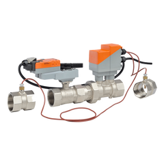 Belimo EV150S-396+AKRB24-EV Energy Valve | 1.5" | 2 Way | 39.6 GPM | w/ Electronic FS | 24V | 2-10V | Midwest Supply Us