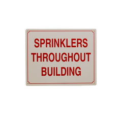 Everflow SIGN#5 RAVEN Warning. SPRINKLERS THROUGHOUT BUILDING. | Midwest Supply Us
