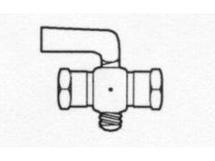 Johnson Controls T-800-1614 1/8" AIR COCK W/EXHAUST | Midwest Supply Us