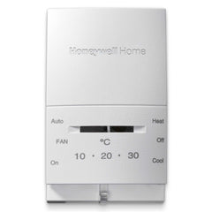 Resideo T834N1010 VERTICAL 1 HEAT/1 COOL MECHANICAL THERMOSTAT. TERMINALS: R, RC, G, Y, W, O, B. SCALE: 10-32C. SYSTEM SWITCH: HEAT/OFF/COOL. FAN SWITCH: AUTO/ON. | Midwest Supply Us