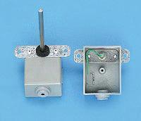MAMAC Systems TE-702-A-10-B 3K Ohm | Duct Temperature Sensor | Sensor Length: 6 inch | Plastic Housing | Midwest Supply Us