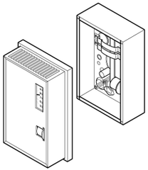 Schneider Electric (Barber Colman) TK-1201 HT/CL 2Pipe STAT 55/85F | Midwest Supply Us