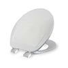 TSWR0-P | ATLANTIC Toilet Seat Plastic Round White Basic | Everflow