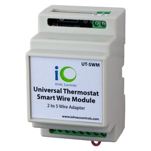 iO HVAC Controls UT-SWM Universal Thermostat Smart Wire Module - 2 to 5 Wire Adapter | Midwest Supply Us