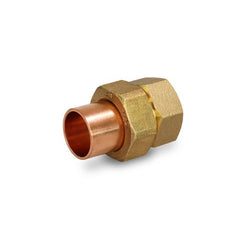 Everflow CCFU0001-NL 1" NOM 1-1/8"X 1" OD cast Brass Union C X F Lead Free | Midwest Supply Us