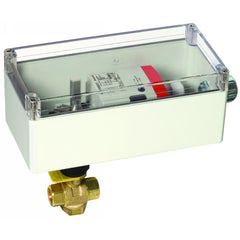 Honeywell VBN3EPPXB402 CONTROL BALL VALVE WITH ELECTRIC ACTUATOR - 1-1/2 IN. NPT - 3-WAY - 61 CV - PLATED BRASS TRIM - DCA PROFILE - MODULATING FLOATING(FAIL B-AB OPEN) - 24 VAC - 1 AUX SWITCH - NEMA 3R ENCLOSURE | Midwest Supply Us