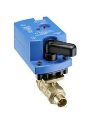 Johnson Controls VG1271AG+9A4GGA 1/2" TWO-WAY BALL VALVE;; 4.7 CV; SWEAT END CONN.; BRASS TRIM; NSR; WITH VA9104-GGA-2S ACTUATOR | Midwest Supply Us