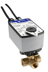 Johnson Controls VG1841BN+943BUB 3/4" 3W BALL VALVE 11.7CV; BRASS TRIM SPRG RTN CWWITH ONE SWITCH | Midwest Supply Us