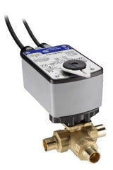 Johnson Controls VG1875CP+923AGA 1" 3W BALL VALVE 18.7CV; SS TRIM; SWEAT END CONN;SPRG RTN CCW; NO SWITCH | Midwest Supply Us