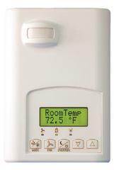 Schneider Electric (Viconics) VT7350C5531E Thermostat | FanCl | Commercial | PIR | 2 Fltg Cntcts | Aux Out | rH | LON | Midwest Supply Us