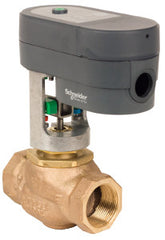 Schneider Electric VF-7213-110-4-04 VB: 1/2 in, 2W, Globe, NPT, UO, BR, 4.4 cv, 250 PSI; Act (MG350V-24F): Elec, Float, NSR, 24 VAC, 78 lbf, Linear, N2 | Midwest Supply Us