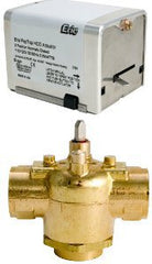Schneider Electric VT3323H13A020 VB: 3/4 in, 3W Mix/Div, Zone, NPT, BR, 4 cv, 30 PSI; Act (AH13A020): Elec, 2Pos, SR, NC, 24 VAC, App, IP31 | Midwest Supply Us
