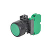 W22PB-FG-10/01 | W22PB-FG-10/01 - W22 PB, Flush Cap Green, 1 NO / 1 NC Contacts | C3 Controls