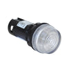 W22U-24I-WNLC | W22U-24I-WNLC - 22mm IEC Unibody Pilot Light, 24V AC/DC, Incandescent (Clear), Flush Lens, Clear | C3 Controls