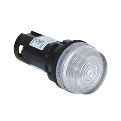C3 Controls W22U-24I-WNLC W22U-24I-WNLC - 22mm IEC Unibody Pilot Light, 24V AC/DC, Incandescent (Clear), Flush Lens, Clear | Midwest Supply Us