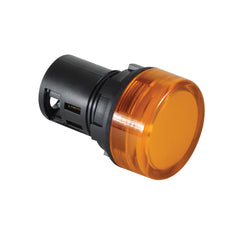 C3 Controls W22UNR-24LA-WNLA W22UNR-24LA-WNLA - 22mm Unibody Non-relampable LED Light, 24V AC/DC, Amber LED, Amber UNR Lens | Midwest Supply Us