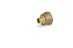 Everflow WMP0012-NL 1/2" PEX F1807 X 3/4" FIP BRASS WATER METER COUPLING W/WASHER LEAD FREE | Midwest Supply Us
