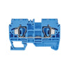 WTB2S-W2-BE | WTB2S-W2-BE - SPQ(100), TB141 20A FEED THRU SPRING CLAMP TB BLUE Pack of 100 | C3 Controls