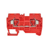 WTB2S-W2-RD | WTB2S-W2-RD - SPQ(100), TB143 20A FEED THRU SPRING CLAMP TB RED Pack of 100 | C3 Controls
