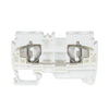 WTB2S-W2-WH | WTB2S-W2-WH - SPQ(100), TB146 20A FEED THRU SPRING CLAMP TB WHITE Pack of 100 | C3 Controls