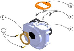 Lennox Y5363 Lennox 550002293, Blower Kit for Wall Mounted Condensing Gas Boiler GWM-200  | Midwest Supply Us