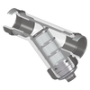 YS21S8-005CLSR | 1/2 PVC CL WYE STRAINER SR/FPT EPDM S8MESH | (PG:103) Spears