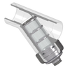 YS32P8-005CL | 1/2 PVC CL WYE STRAINER SOCKET FKM P8 MESH | (PG:103) Spears